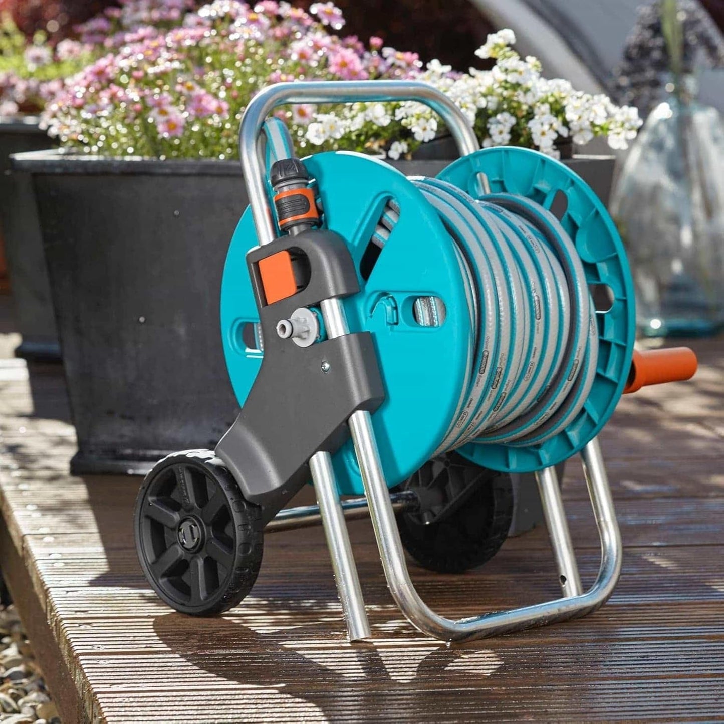 GARDENA CleverRoll S slangevogn, slangetromle, kompakt opbevaring (18500-20)
