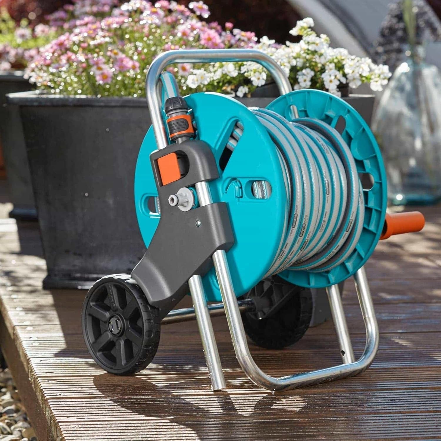 GARDENA CleverRoll S slangevogn, slangetromle, kompakt opbevaring (18500-20)