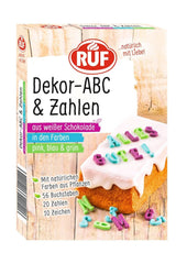 RUF Mini Marshmallows, pastelfarver, 45 gram Naty Shop Letters + Numbers 32 gram