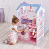 Olivia'S Little World Teamson børn 18 tommer babydukker trædukkehus Dobbeltsidet børneværelse TD-11460W Dukkehuse Naty Shop
