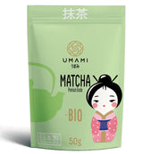Matcha Umami Bio Green Tea Powder - førsteklasses kvalitet, dyrket i Uji, Kyoto (Japan) Fra økologisk landbrug. 50 g
