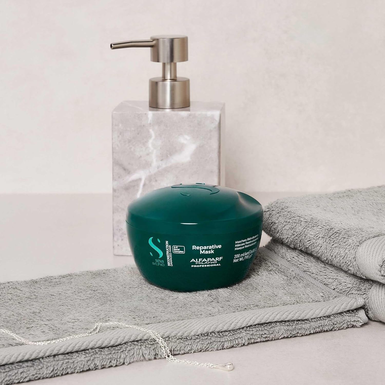 Alfaparf Milano Semi DI Lino hårmaske, 500 ml Naty Shop hårmaske