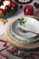 Excelsa SERV.TAV.18 PZ JULEHOLLY Weiß