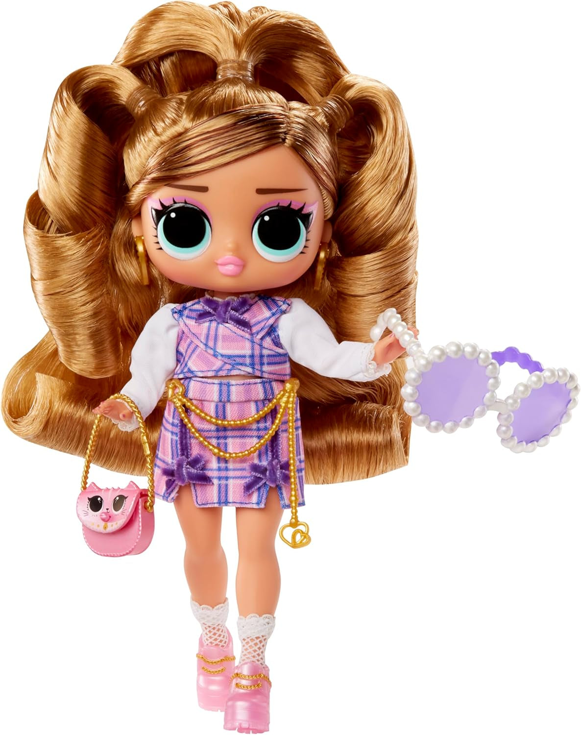 LOL overraskelse! Tweens Core Doll - Fancy Girl - Indeholder 1 modedukke med outfit og tilbehør, 4 samleobjekter, Rose