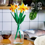 Påskeliljer LEGO Botanicals - Påskegaver til piger og drenge - Kunstige blomster til børn - Blomsterbuket som dekoration til værelse eller kontor - Gave til kvinder - 40747 Byggesæt Besuche den LEGO-Store