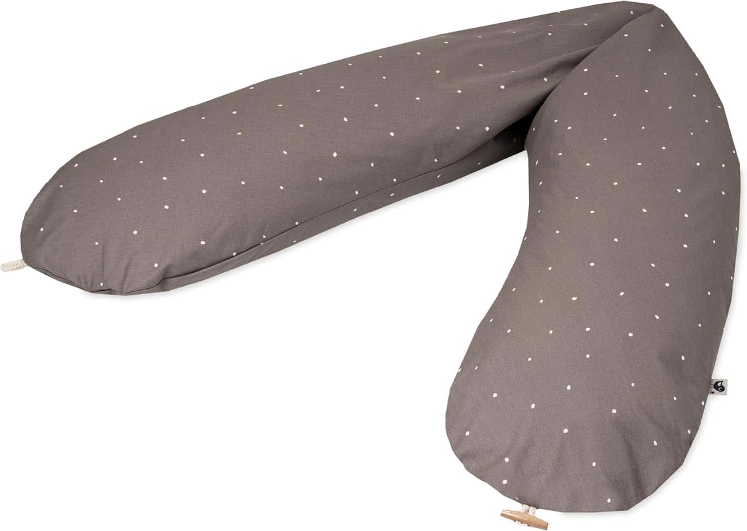 Julius Zöllner Økologisk ammepude 190 cm, fyld 42 liter Eps mikroperler, fremstillet i Tyskland Tilbehør Mad og Amning Baby Naty Shop Wild Dots