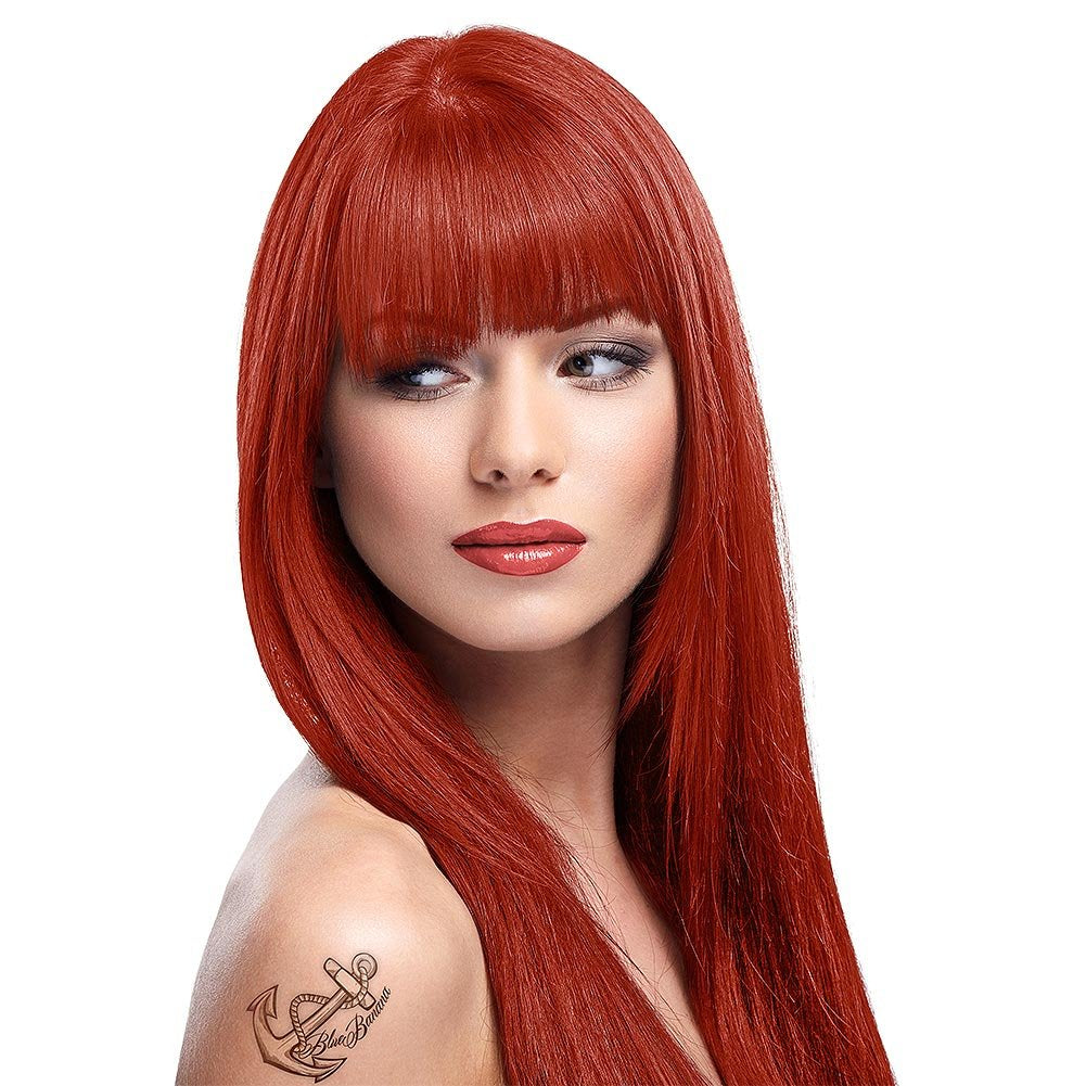 Vejledning semi-permanent hårfarve 88ml - Fluorescerende Orange Hårfarve Naty Shop Flame 88 Ml (pakke med 2)
