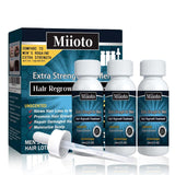 Miioto hårvækstserum, hårvækstprodukt til mænd, hårvækstserum, hovedbundspleje Fremme tykkere hår nærer hovedbunden og forhindrer hårtab, 3*60 ml hårpleje Naty Shop Standardtitel