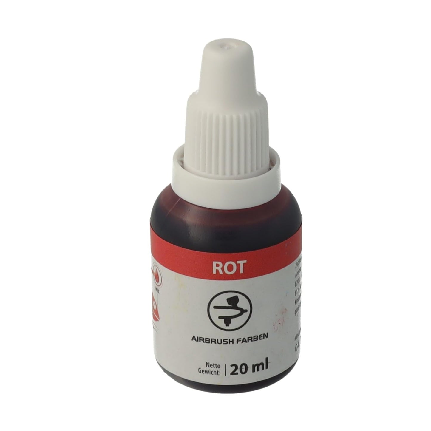 Bakeryteam airbrush madfarve rød 20ml
