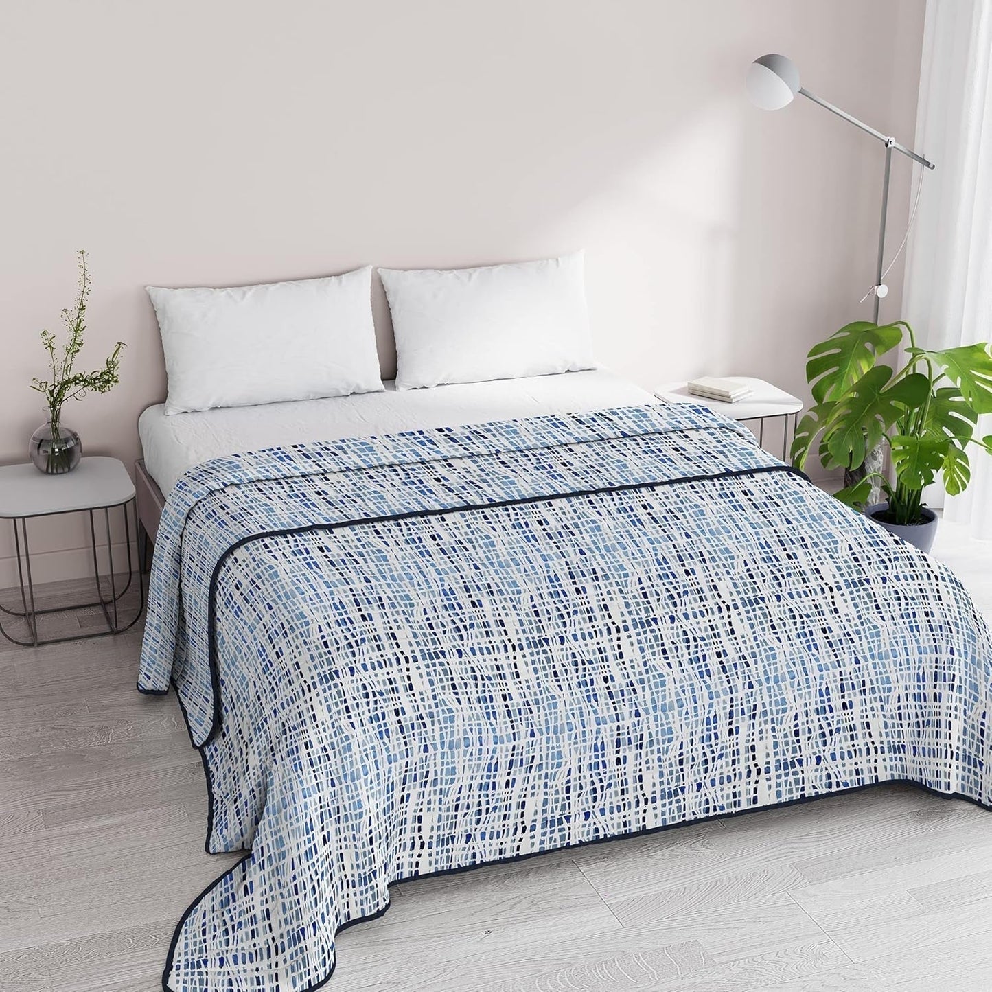 Italiensk Sengetøj Basic Sommertæppe Microfiber Glas Dobbeltseng Dyner og dyner Naty Shop Glas 160 X 190 Cm