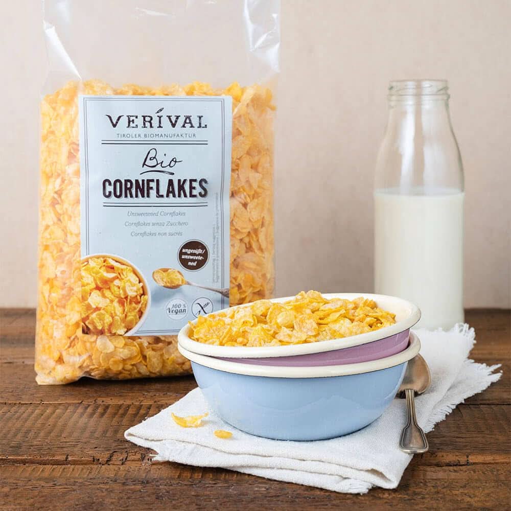 Verival Cornflakes usødet, pakke 6 x 250 gram Cereale Naty Shop