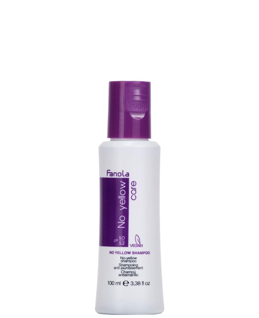 Fanola No Yellow Silver Shampoo mod farvet hår med pletter Fanola Bruser og bad