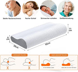 Ecosafeter Memory Foam pude Nakkestøttepude Ergonomisk nakkepude til forskellige sovestillinger med aftageligt betræk Cervikale ortopædiske puder Naty Shop