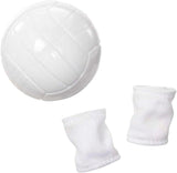 Barbie Made to Move - Volleyballspillerdukke med T-shirt og bold - 22 led til realistisk leg, inkluderer volleyball og sportstøj, HKT72 Naty Shop Dukker