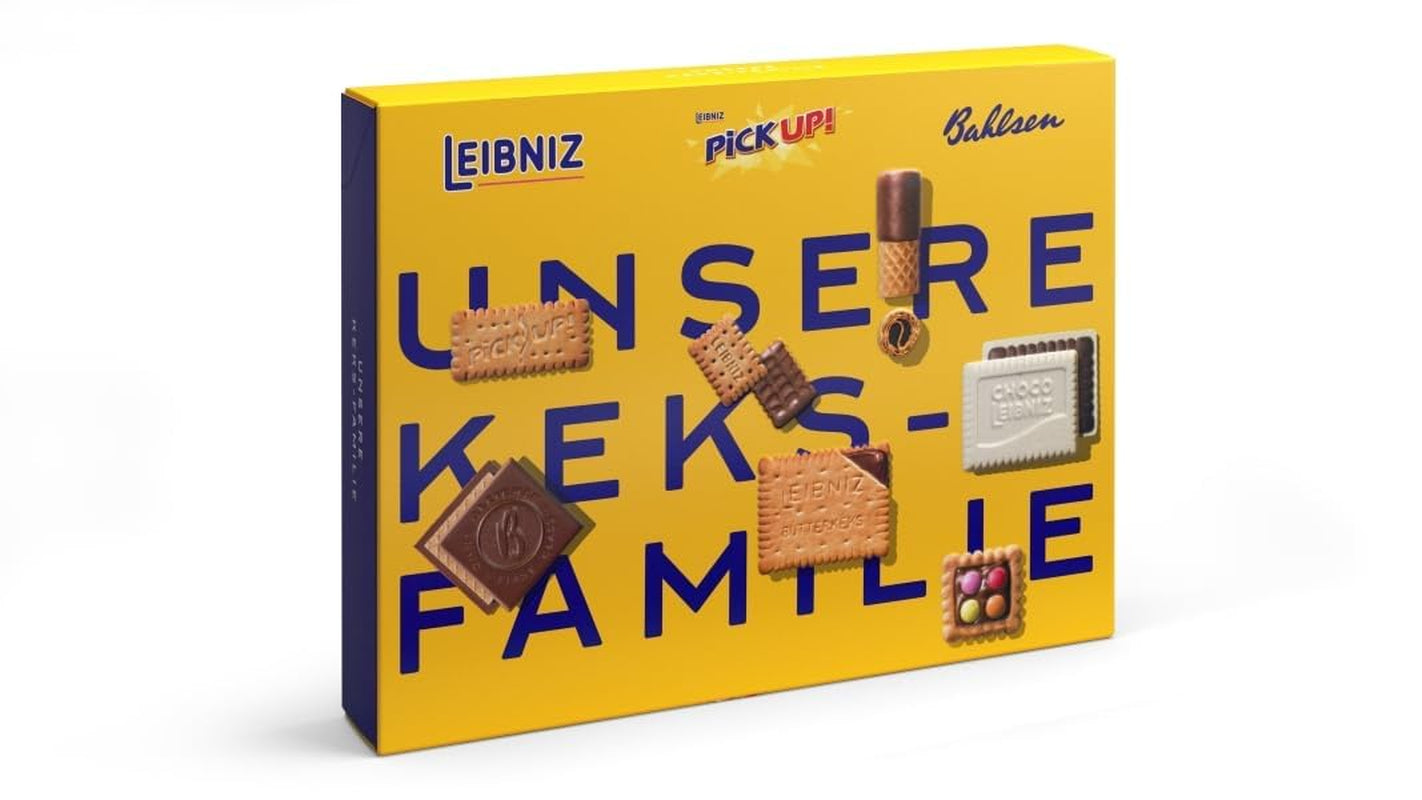 Bahlsen Vores kiksfamilie, pakke med 9, kiksblanding med 7 sprøde varianter af chokoladekiks (9 x 280 g)
