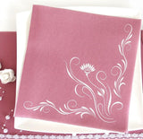 Appartina Elegantia 40X40 Cm Stoflignende Airlaid servietter, Højkvalitets Bryllupsservietter, Stoflignende Bryllupsservietter Engangsservietter til forskellige lejligheder (Dusky Pink)