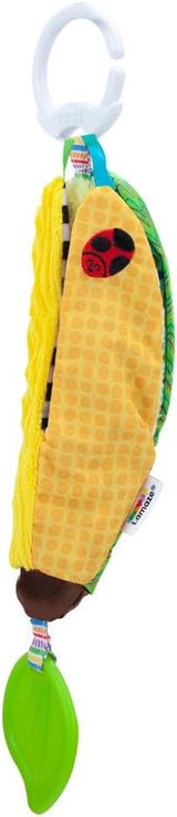 LAMAZE Bea the Banana, Clip on klapvogn og klapvogn Nyfødt legetøj, sanselegetøj til baby med farver og lyde, udviklingslegetøj til drenge og piger 0-24 måneder, gult babylegetøj Naty Shop