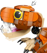 LEGO Jurassic World Little Eatie: T.Rex byggelegetøj til drenge og piger 7 år gammel dinosaurbyggesæt Gavemodel til børn med bevægelig mund, hoved og hale 76967 Byggesæt Besuche den LEGO-Store