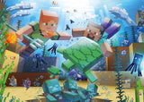 Ravensburger puslespil 12000421 - Minecraft mosaik - 1000 brikker Minecraft puslespil til voksne og børn 14+ puslespil Naty Shop gammelt design