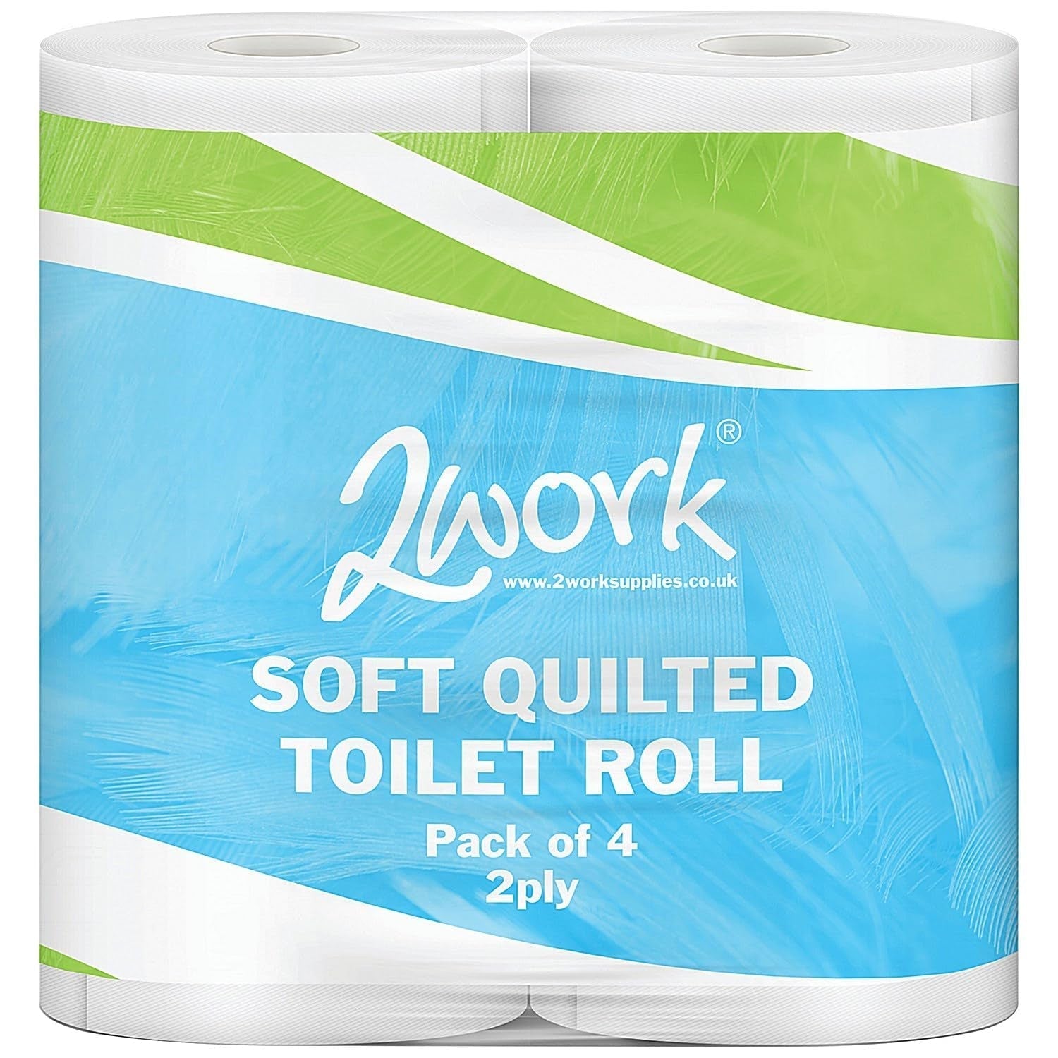 Star Dq4Pk luksus toiletrulle quiltet 2-lags hvid (40 stykker)