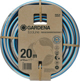 Gardena EcoLine slange 1/2 tomme, 20 m uden systemkomponenter: Bæredygtig haveslange lavet af genbrugsplast, fri for ftalater og forurenende stoffer, stærk grebsfunktion, frost- og UV-bestandig (18930-20)