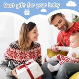 Babybitring [Original] - Silikone-bytringslegetøj, sej bidering, tandhjælp, BPA-fri | Legetøj, tilbehør og gaver til småbørn 3+ måneder | Pakke med 4