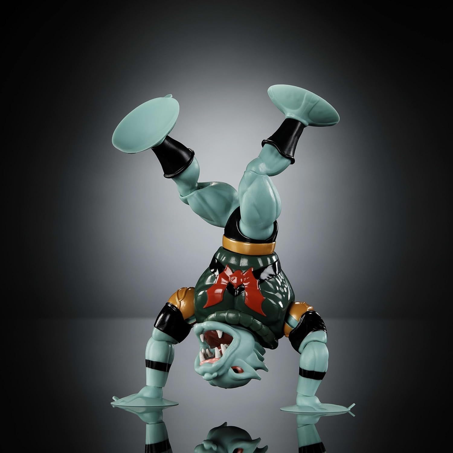 Masters of the Universe Origins Action Figur Leech fra tegneseriesamlingen, ca. 14 cm højt sugemonster fra 1980'ernes tv-serie, design og tilbehør med mange detaljer, JBM83 Actionfigurer Naty Shop