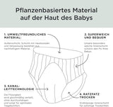 Kit & Kin Premium Eco-bleer, størrelse 4 (9-16 kg), 132 bleer, plantebaserede og allergivenlige, pålidelig lækagebeskyttelse, vegansk og grusomhedsfri