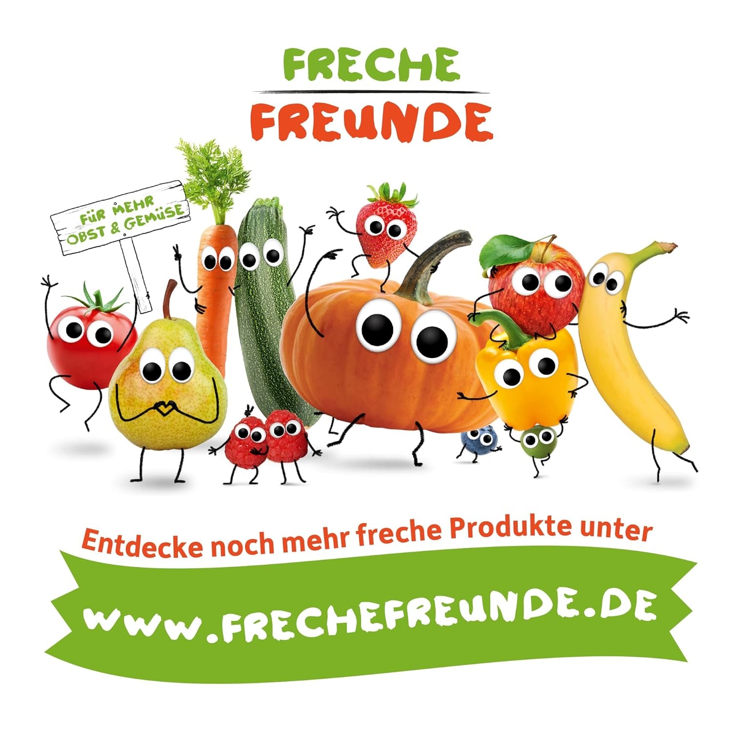 FRECHE FREUNDE Økologiske jordbærfrugtchips, frysetørrede frugtchips, naturligt skåret tørret frugt uden tilsat sukker, vegansk, laktosefri, glutenfri, pakke med 12 (12 x 12g)