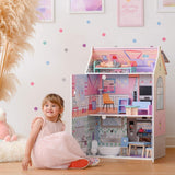 Olivias Little World Glasshouse Kids 12" dukkehus og 10 dukketilbehør 3,5" Multi Td-12518D dukkehuse Naty Shop