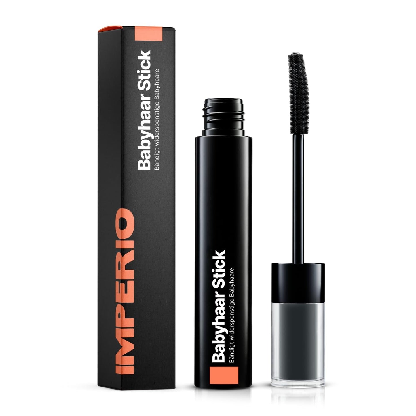 IMPERIO Hair Finishing Stick til babyhår - Premium mascara til babyhår for at tæmme fint og ødelagt hår - 12ml Transparent hårfarve Naty Shop Standard titel