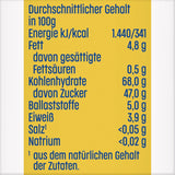 Æble- og bananbarer (20 x 25 g), kun sødet med frugt, perfekt snack mellem måltiderne, tilberedt af strengt kontrollerede og udvalgte ingredienser.