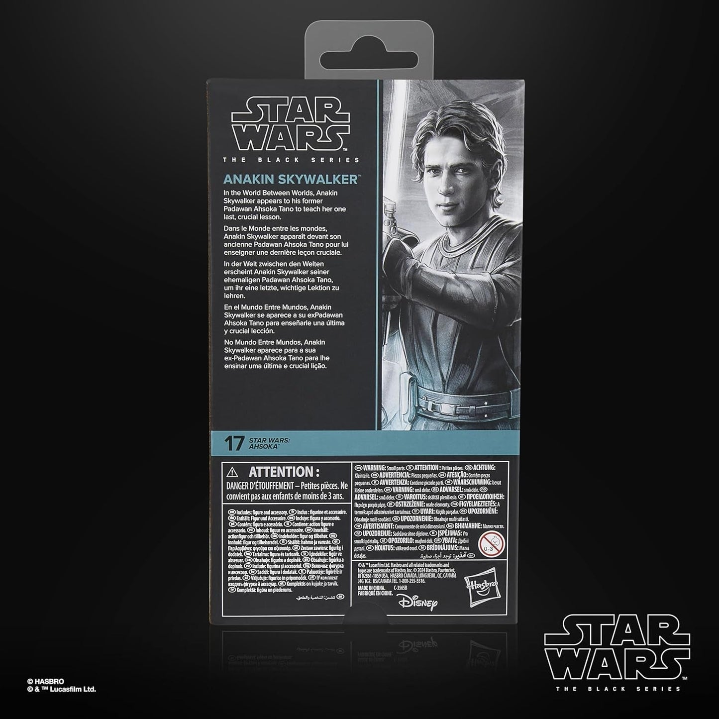 Star Wars The Black Series Anakin Skywalker, Star Wars: Ahsoka Premium Collectible Action Figur (15 cm) Actionfigurer Naty Shop