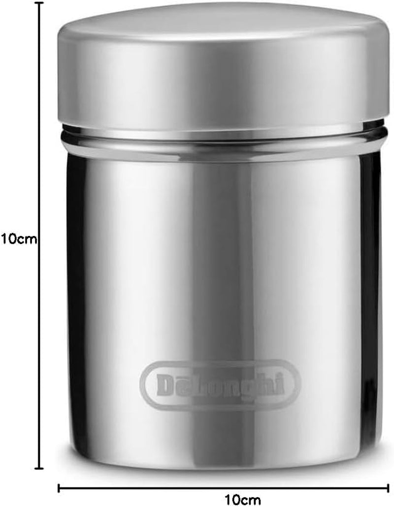 De'Longhi DLSC061 Kakaoshaker i rustfrit stål, 175 ml, sølv