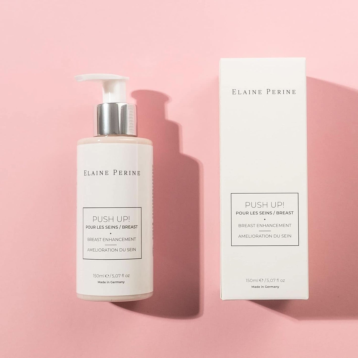 Brystforstørrelse og brystløftende creme, naturlige ingredienser - PUSH UP! af Elaine Perine™ Cosmetics and Beauty Naty Shop