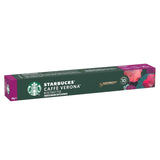STARBUCKS Caffé Verona by Nespresso, Dark Roast, Kaffeekapsel 10 x 10 (100 Kapseln)
