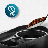 Cecotec Coffee 66 Grind & Drop Essential dryp kaffemaskine. 1086 W, Klingesliber, Op til 12 kopper, Ekstrem Aroma-teknologi, Digital, Rustfrit Stål, Auto-Sluk.