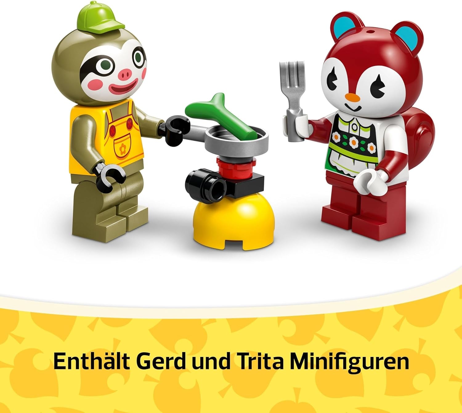 LEGO Animal Crossing Gerd's Caravan & Have Rollelegssæt Billegetøj til børn 7 år Piger og drenge Gavevideospillegetøj med dyrefigurer 77054 Byggesæt Besuche den LEGO-Store