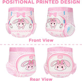 Voksenbleer med tryk 5500-5800 ml, 10 stk - Baby Usagi (XL)