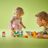 LEGO DUPLO Dyretog, Legetøjstog med hjul, Kreativ bygning og genopbygning af dyrefigurer, Pædagogisk legetøj til småbørn, Fødselsdagsgave til dyreelskere Piger og drenge 1½ år 10412 Byggesæt Besuche den LEGO-Store