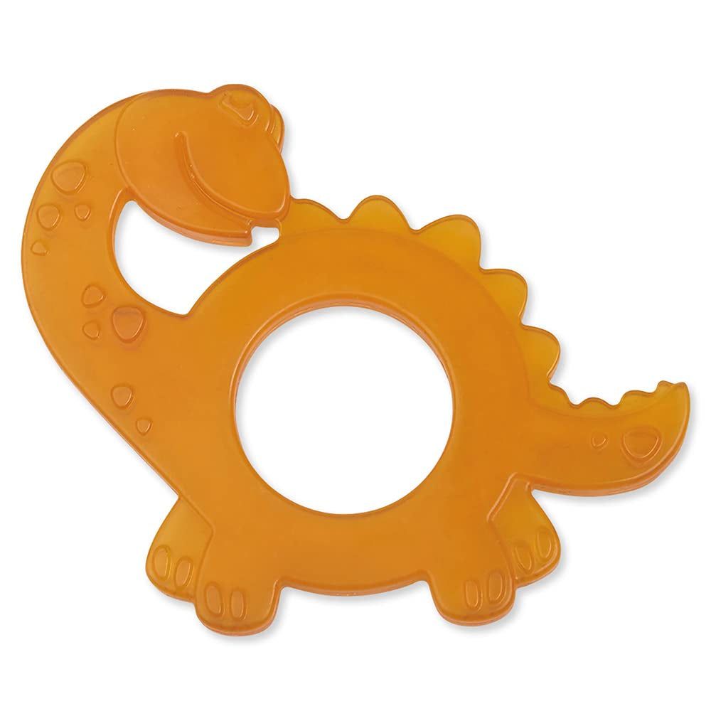 Økologisk naturgummi babybidering massagegummi BPA-fri blød fremmer finmotorisk dinosaurdesign (639-V1) Fingertandbørste i naturgummi