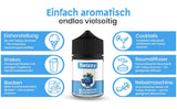 Twizzy Cranberry, Madsmag -60 ml - Intens aroma - Ideel til bagning Aromas Naty Shop