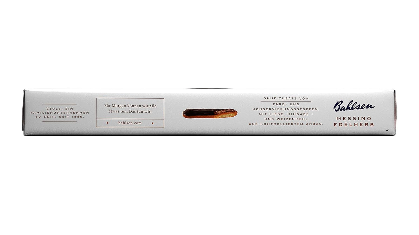 Bahlsen Messino Edelherb - Pakke med 4 - Edelherb Chokolade Orange Fyld Fluffy Dej (1 x 125g)
