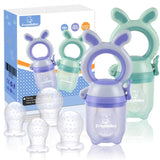 Tétine Pour Bébé/Tétine à Fruit/Tetine Grignoteuse Bebe/Tétine D'alimentation Pour Bébé - Toy de Dentition Pour Bébé, Sans BPA (pakke med 2)