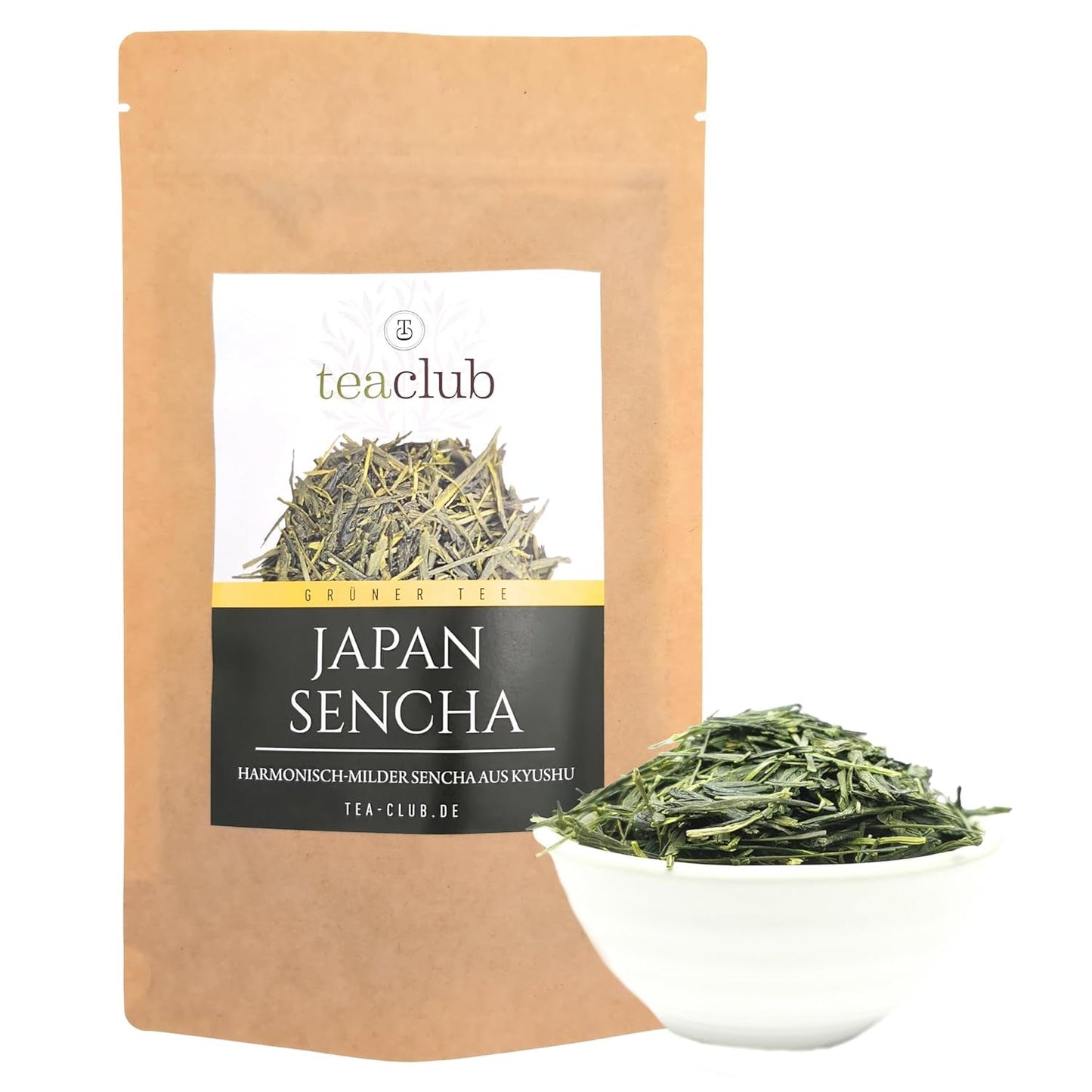 Japansk grøn te Sencha løs 100g, japansk grøn te fra Kyushu, Oku Midori busk sort, Teaclub Green Tea