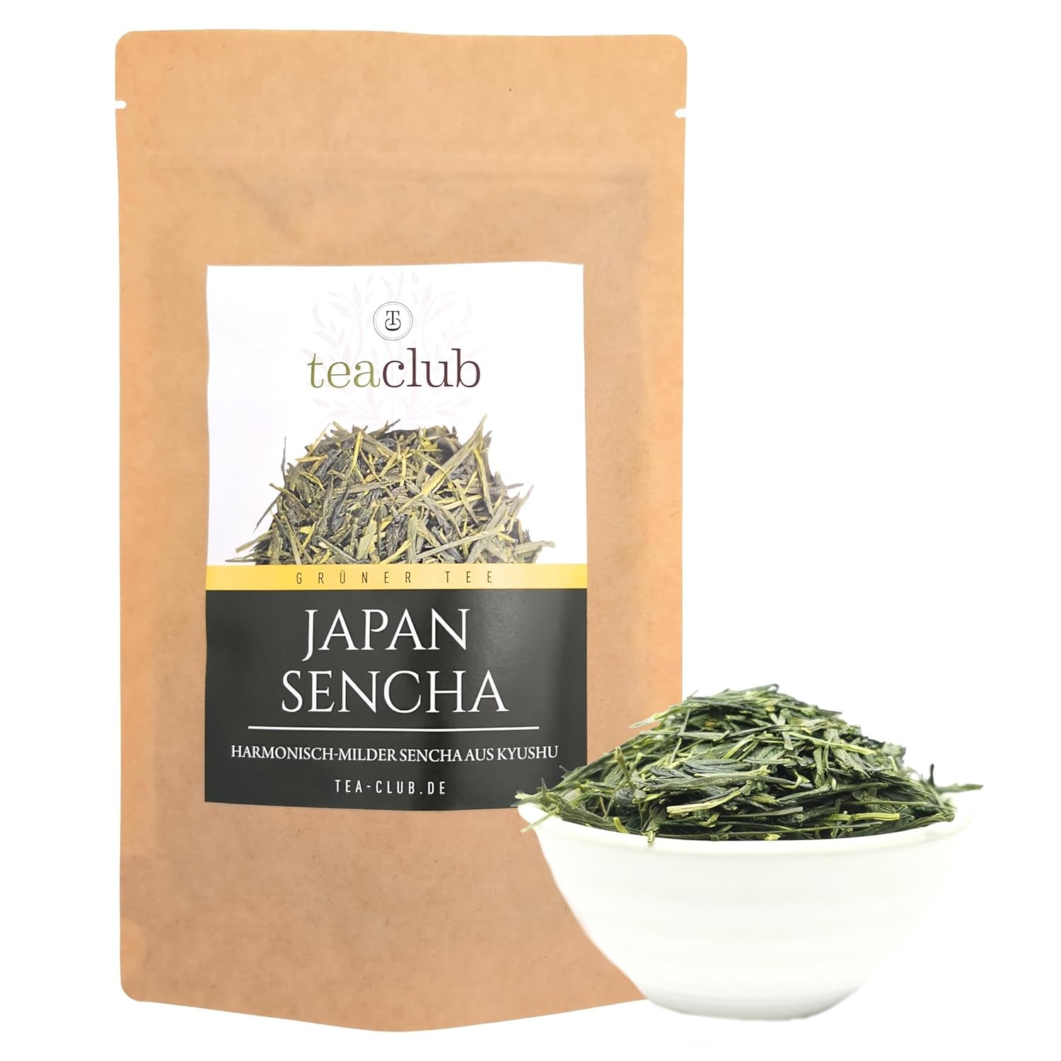 Japansk grøn te Sencha løs 100g, japansk grøn te fra Kyushu, Oku Midori busk sort, Teaclub Green Tea