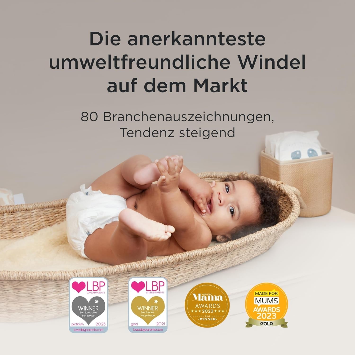 Kit & Kin Premium bleer, størrelse 4 (9-14 kg), 128 count, plantebaseret og allergivenlig, pålidelig lækagebeskyttelse, vegansk og grusomhedsfri