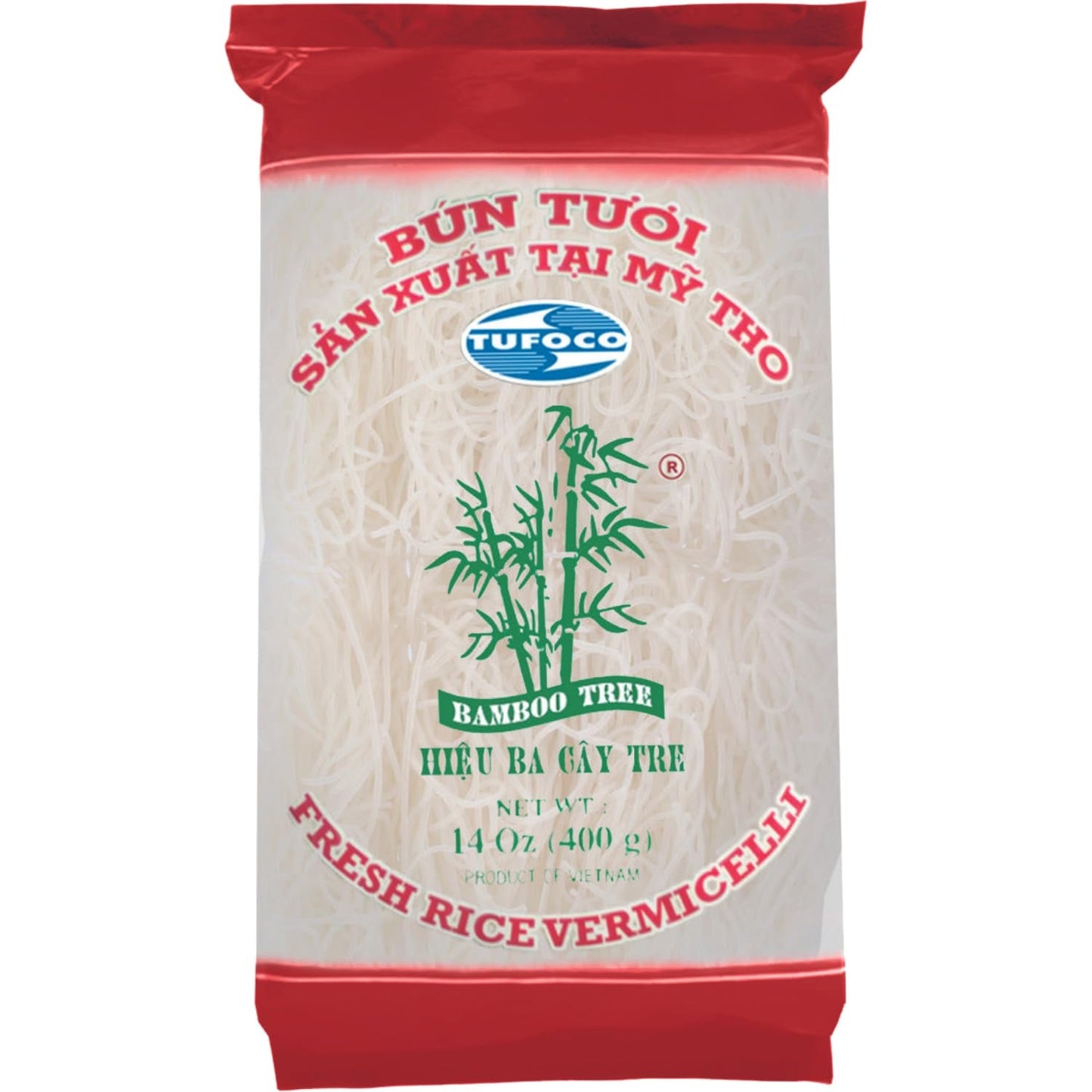 BAMBUTRÆ - Frisk ris vermicelli - 1 x 400g