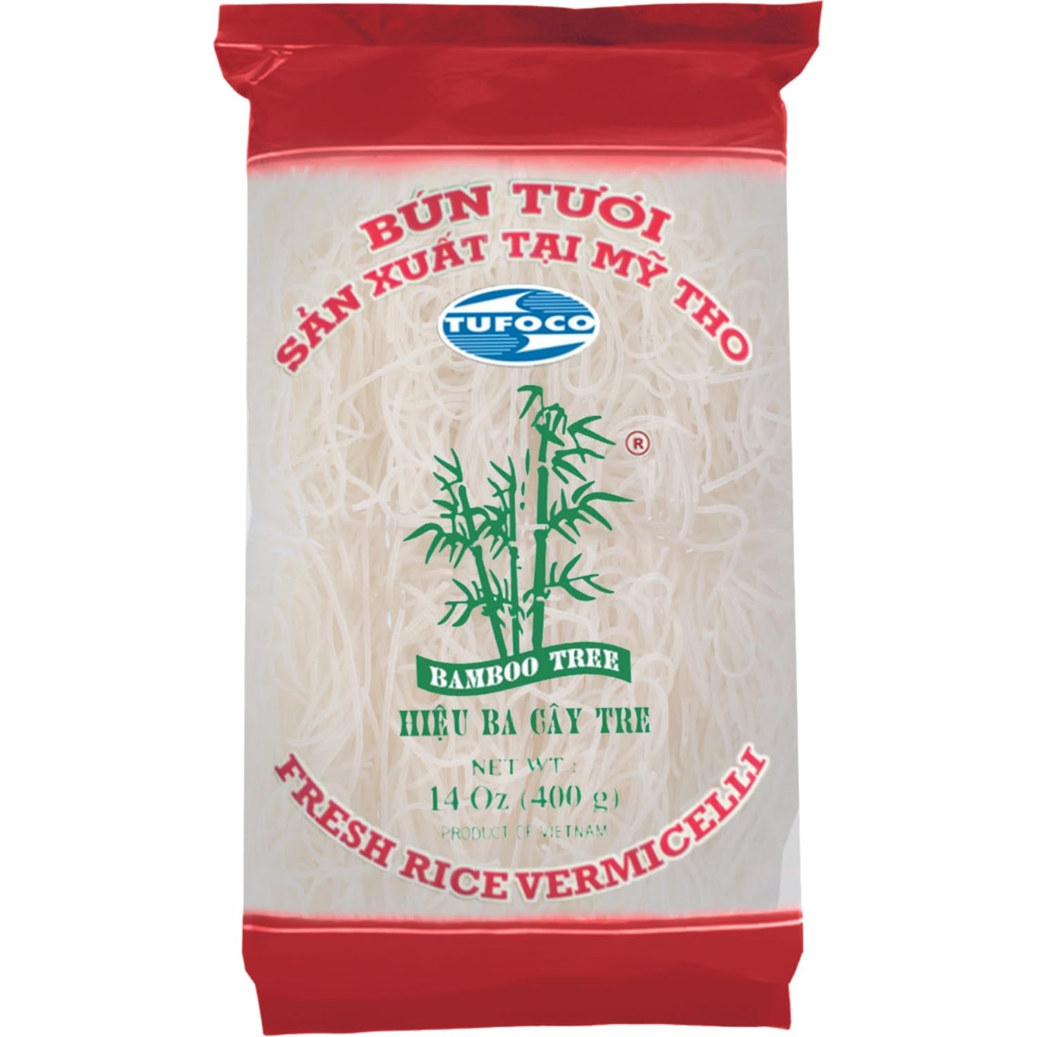 BAMBUTRÆ - Frisk ris vermicelli - 1 x 400g