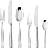 Sambonet 62512-83 fladt monoblok bestiksæt, 36 stykker, 18/10 rustfrit stål, Tåler opvaskemaskine Køkken Naty Shop